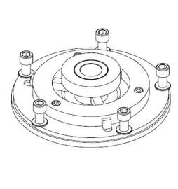 Brida universal para tambores de eje tipo Europeo, 8 agujeros (Ø de centrado 220÷250 mm; Ø entre pernos 275 mm) (Agujero Ø 50 mm